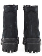 Balenciaga Men's Combat Strike Boots Black, view 4