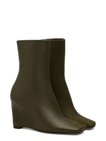 Ami Paris Women's Stivaletto in Pelle Green