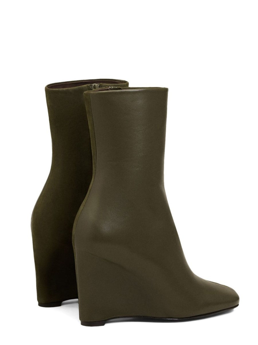 Ami Paris Women's Stivaletto in Pelle Green
