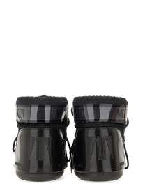 Moon Boot Unisex Icon Glance Low Boots Black, view 3