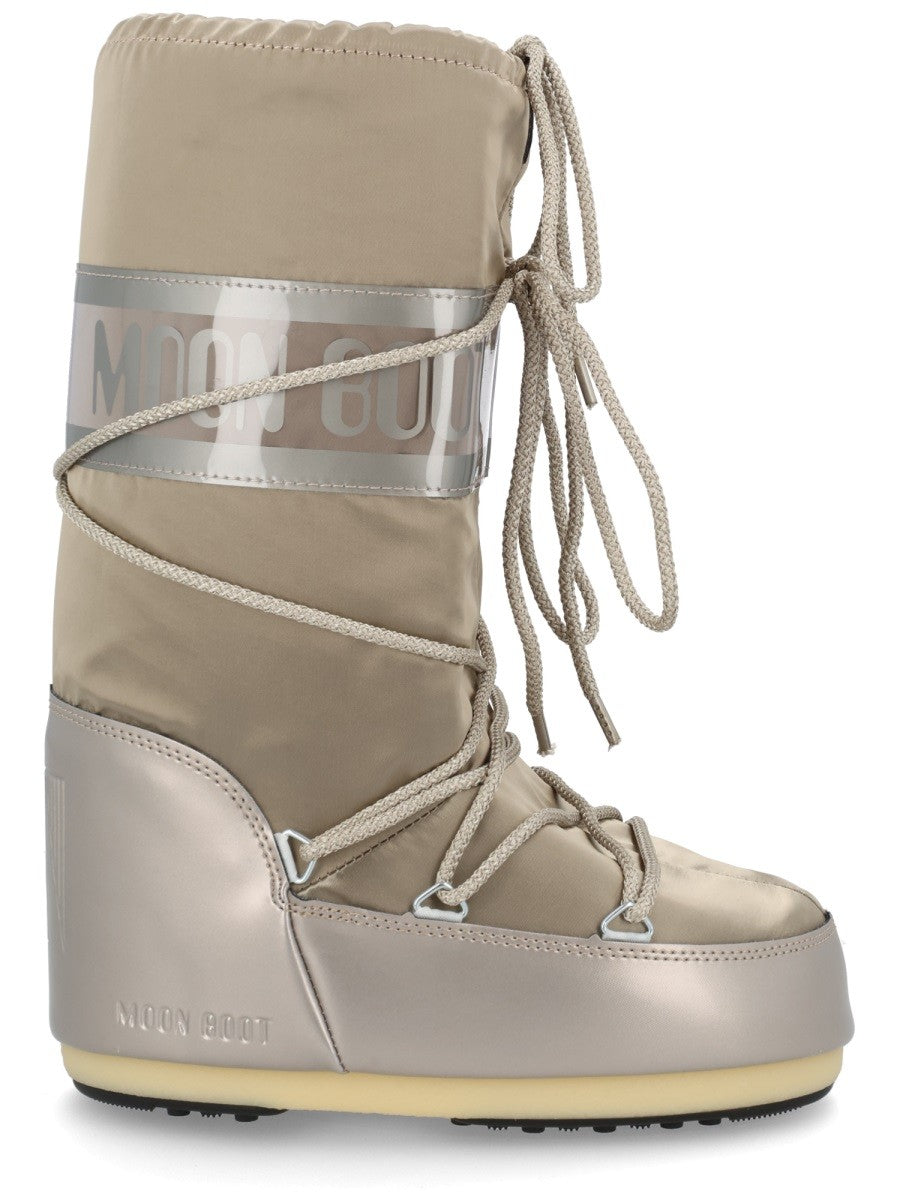 Moon Boot Unisex Icon Glance Boots Beige