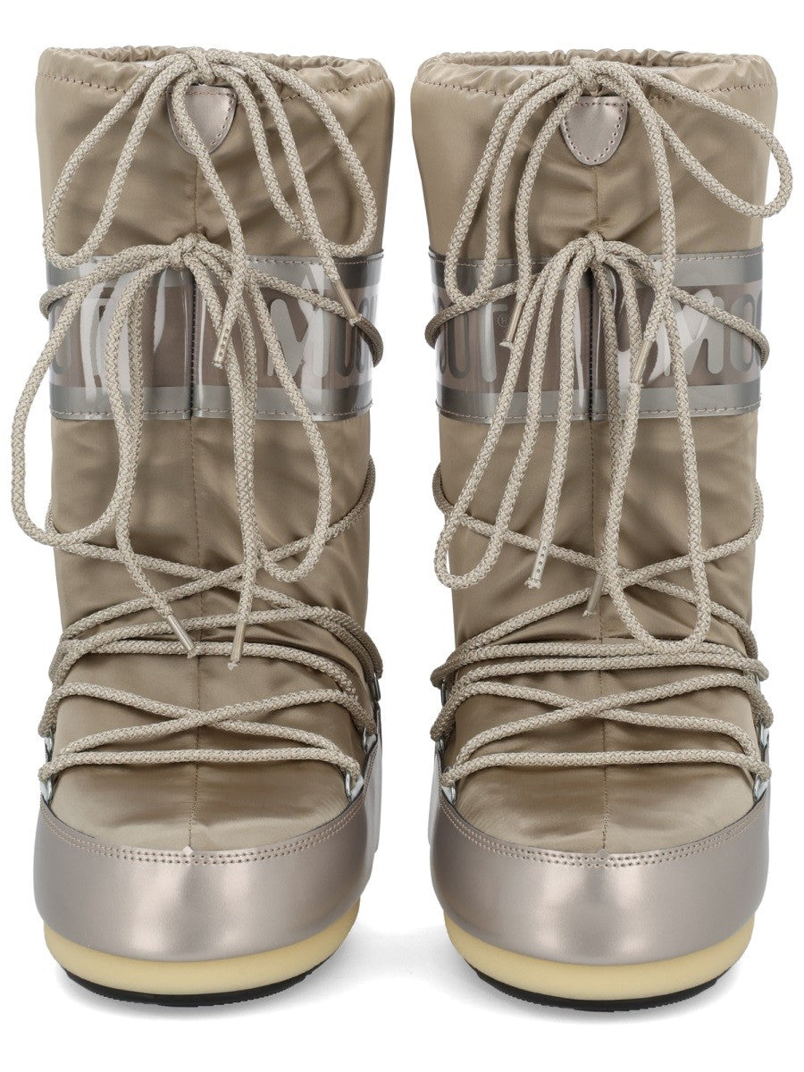 Moon Boot Unisex Icon Glance Boots Beige, view 3