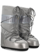 Moon Boot Unisex Icon Glance Boots Silver, view 2
