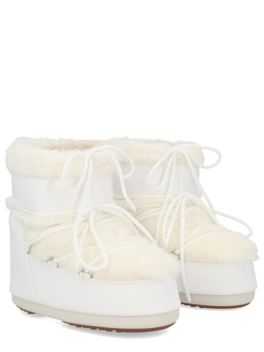 Moon Boot Unisex Icon Low Boots White, view 2