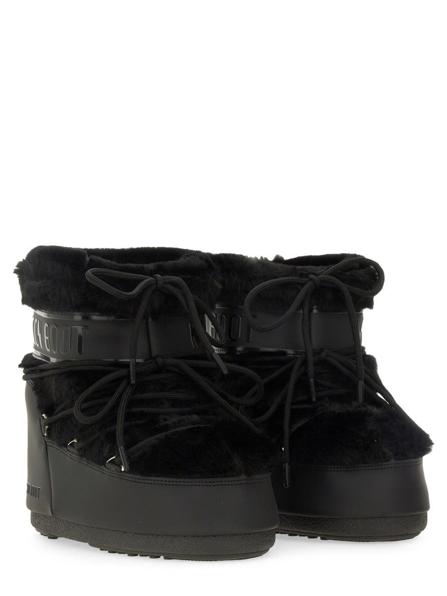 Moon Boot Unisex Icon Low Boots Black, view 2