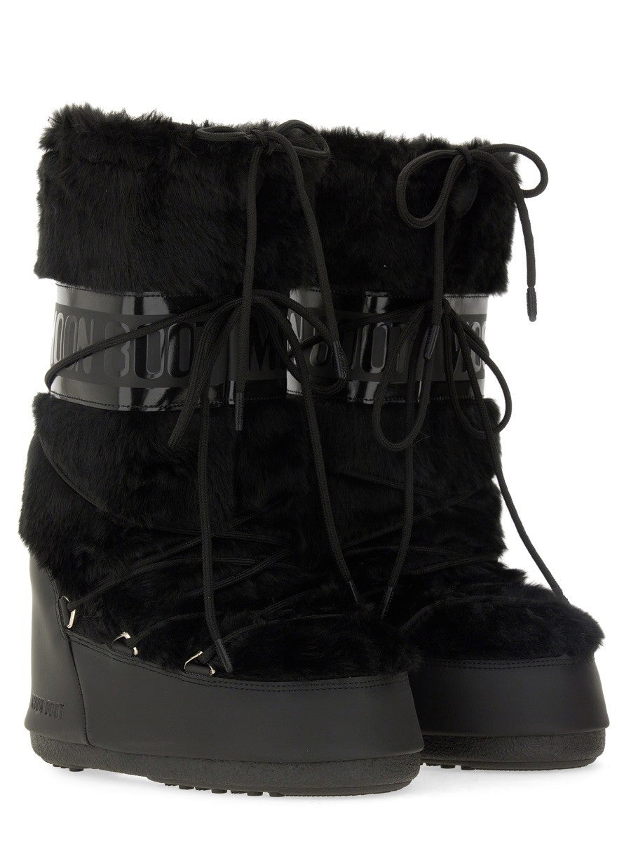 Moon Boot Unisex Icon Boots Black, view 2