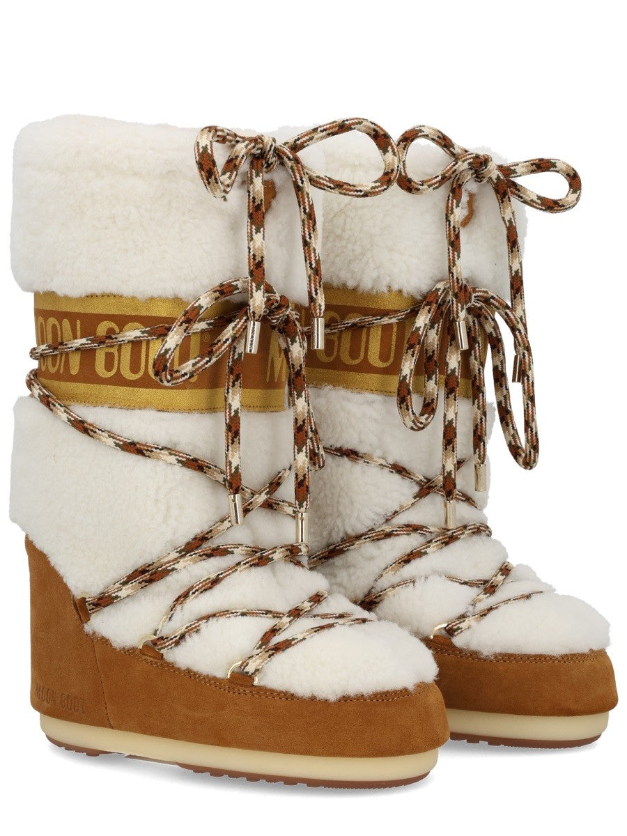 Moon Boot Unisex Icon Boots Beige, view 2