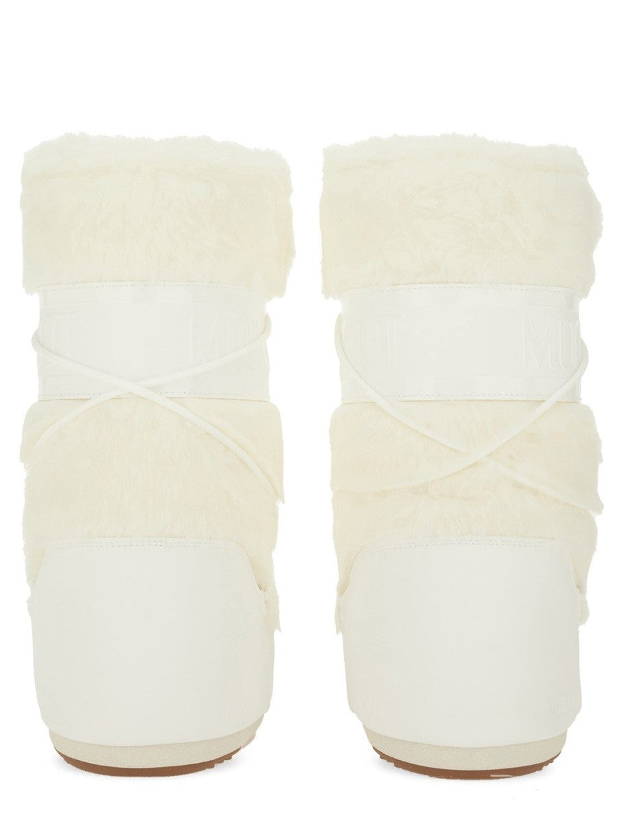Moon Boot Unisex Icon Boots White, view 4
