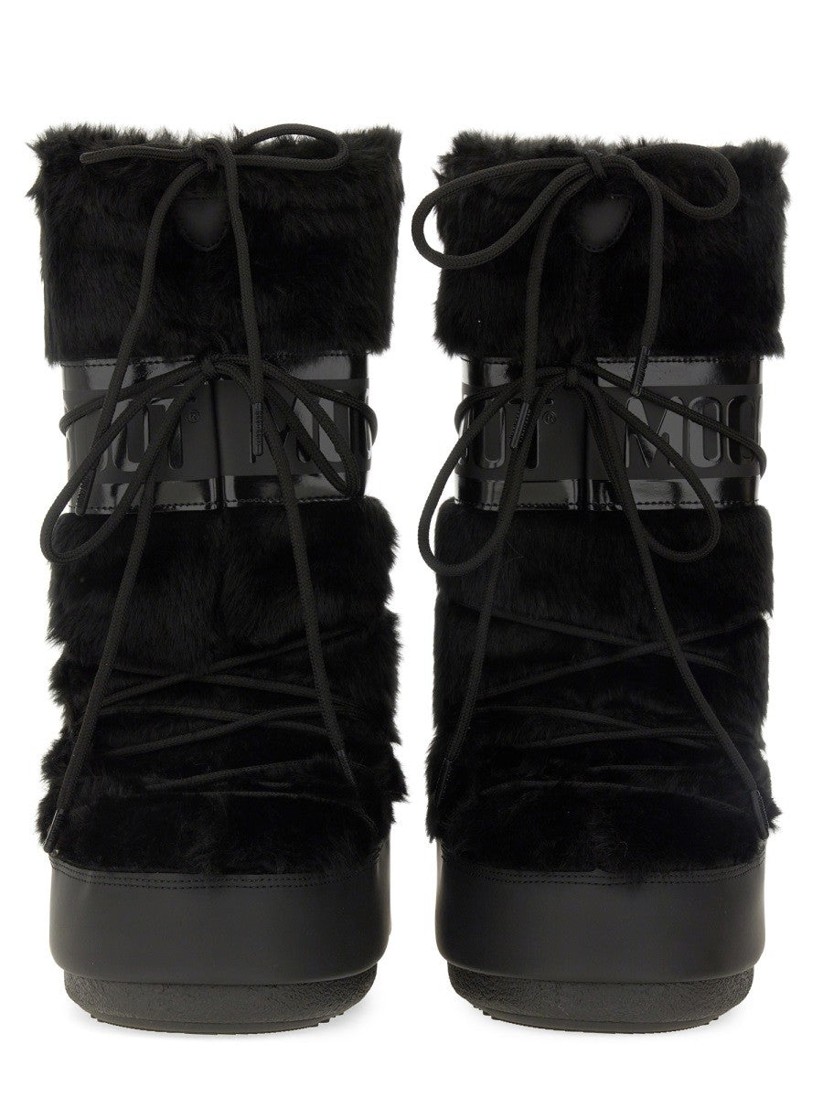 Moon Boot Unisex Icon Boots Black, view 4