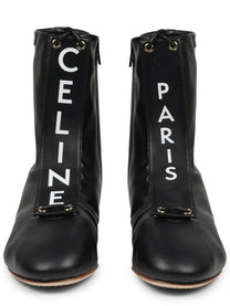 Celine Women's Stivale in Pelle Con Black