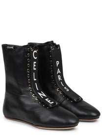 Celine Women's Stivale in Pelle Con Black