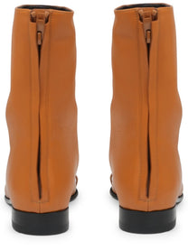 Celine Women's Stivale in Pelle Con Morsetto Brown