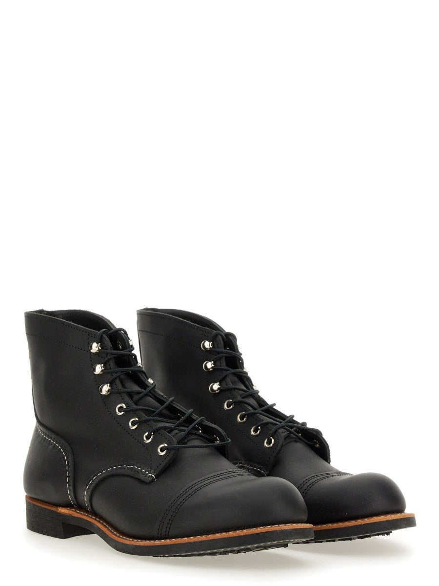 Red wing Men's Iron Ranger Boots Black, view 2