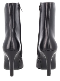Saint Laurent Women's Stivale Jill in Pelle Black