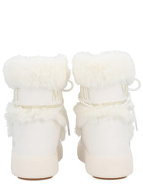 Moon Boot Unisex Stivale Ltrack Low Faux Fur White