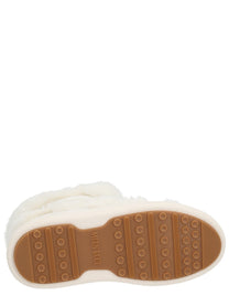 Moon Boot Unisex Stivale Ltrack Low Faux Fur White