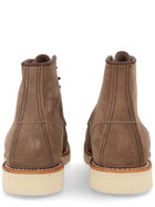 Red wing Men's Stringato Classic Moc Boots Beige, view 4