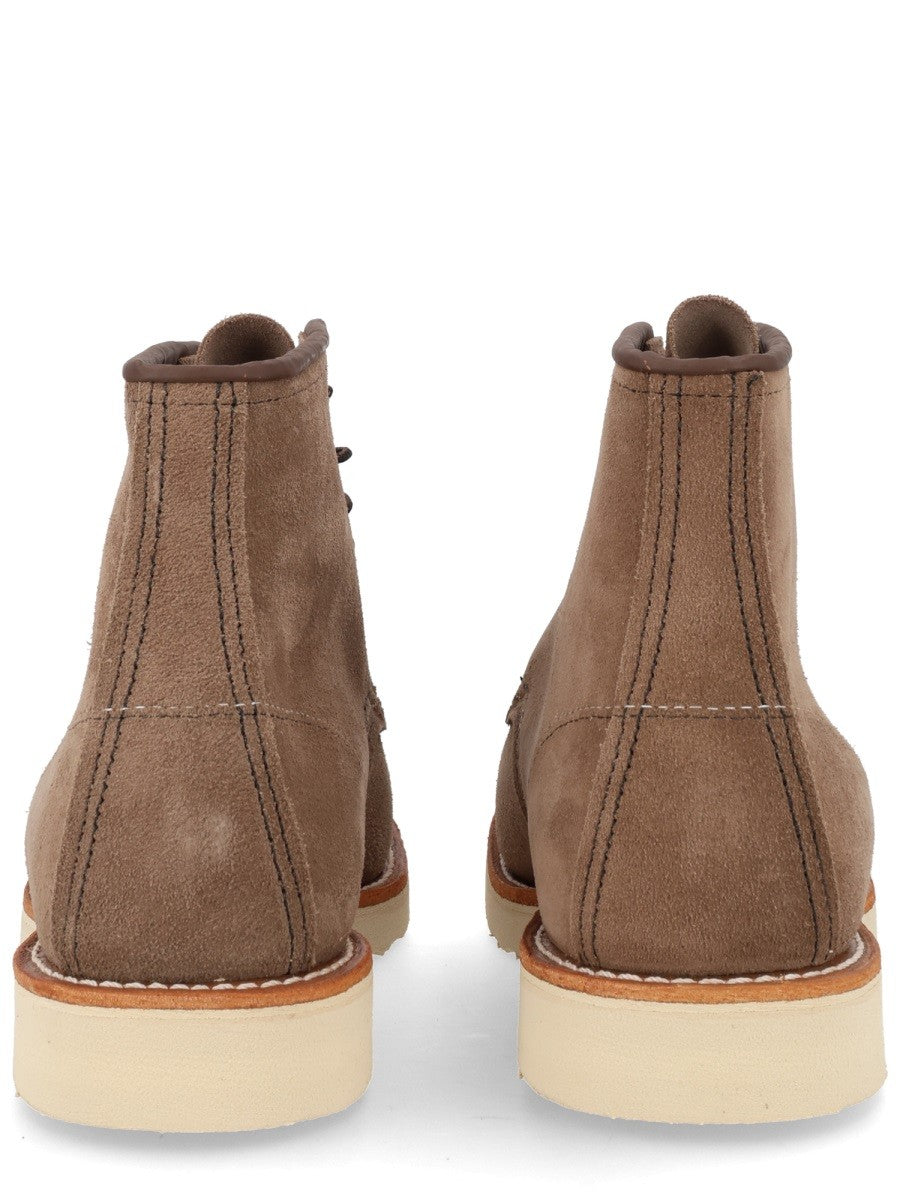 Red wing Men's Stivale Stringato Classic Moc Beige