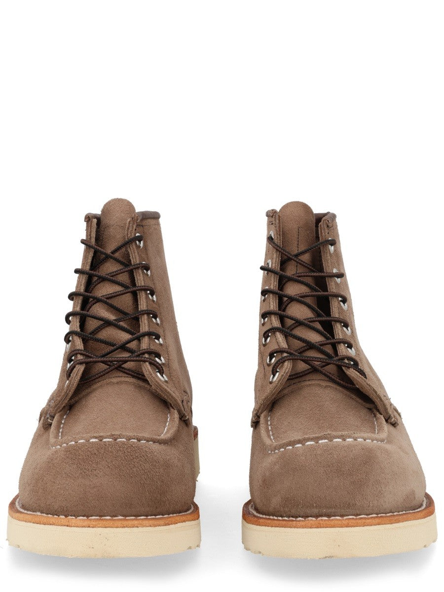 Red wing Men's Stivale Stringato Classic Moc Beige