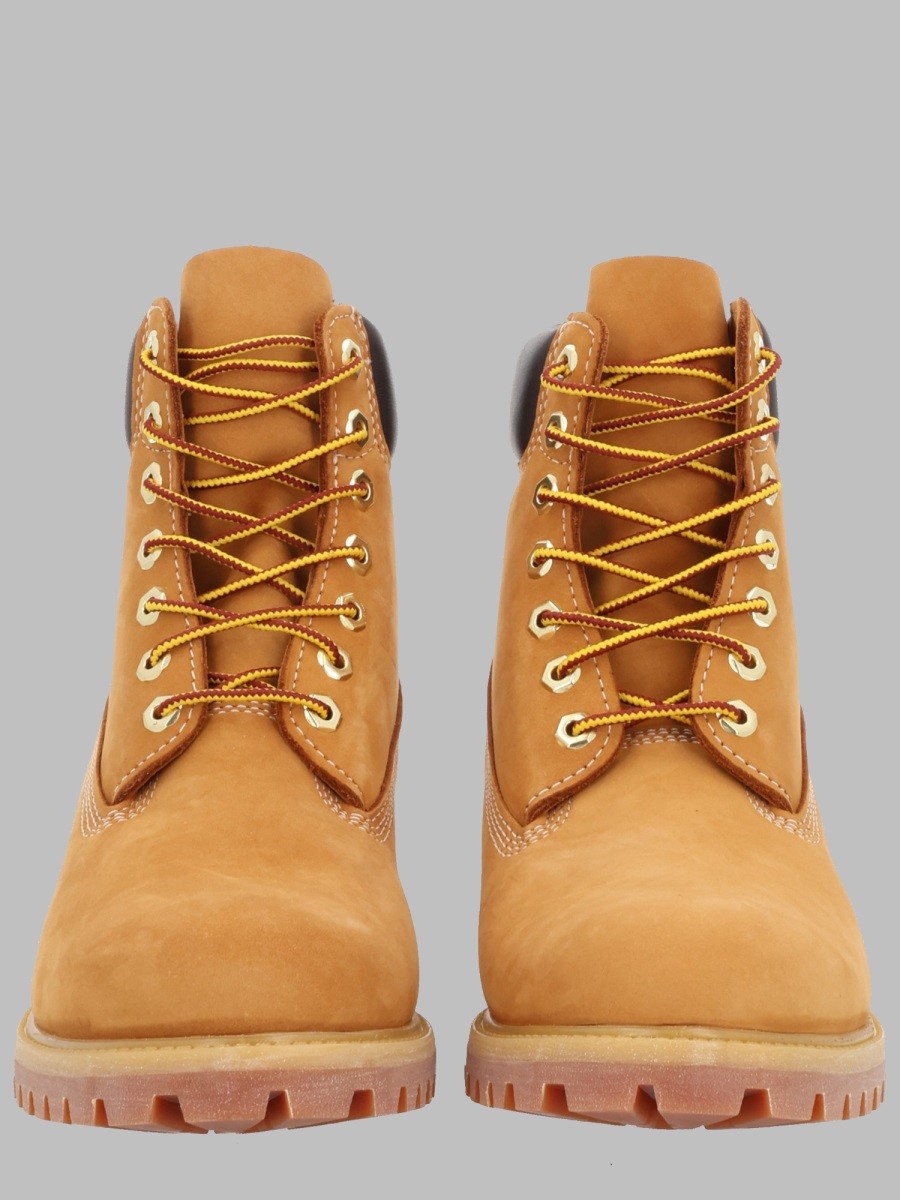 Timberland Men's Stivale Stringato Impermeabile Beige