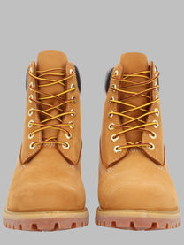 Timberland Men's Stivale Stringato Impermeabile Beige