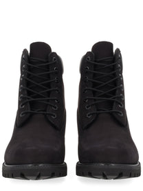 Timberland Men's Stivale Stringato Impermeabile Black