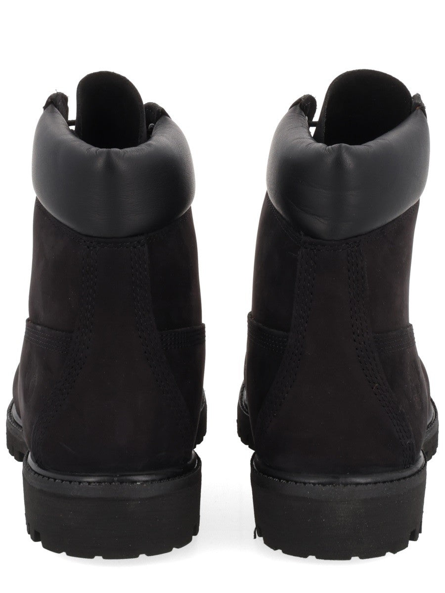 Timberland Men's Stivale Stringato Impermeabile Black