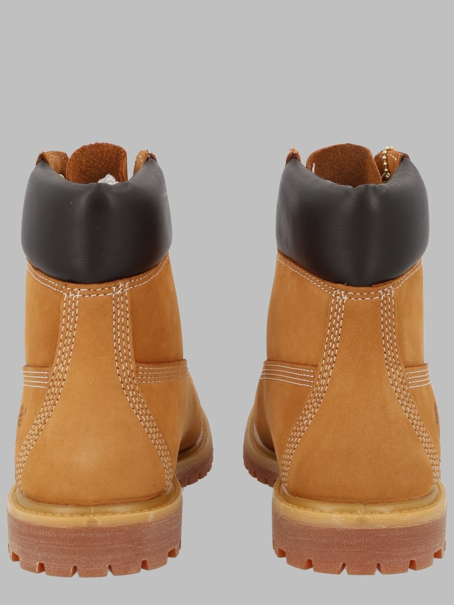 Timberland Women's Stivale Stringato Impermeabile Beige