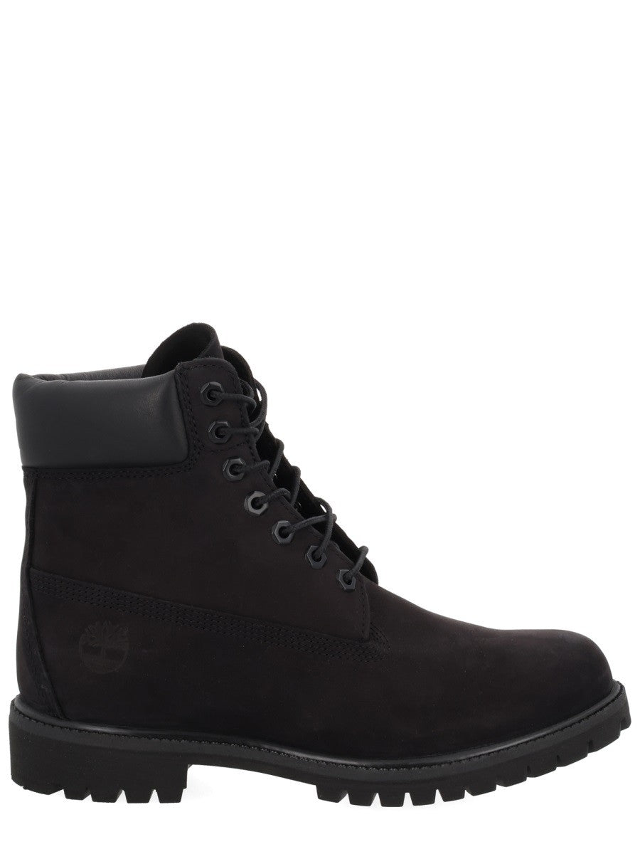Timberland Men's Stivale Stringato Impermeabile Black