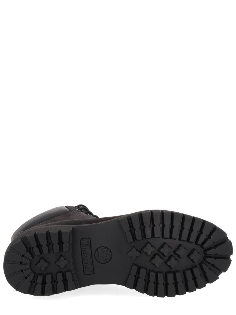 Timberland Men's Stivale Stringato Impermeabile Black