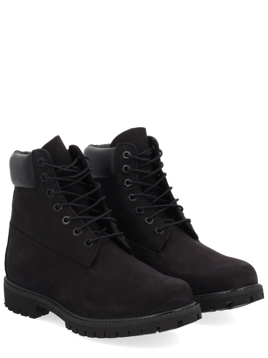 Timberland Men's Stivale Stringato Impermeabile Black