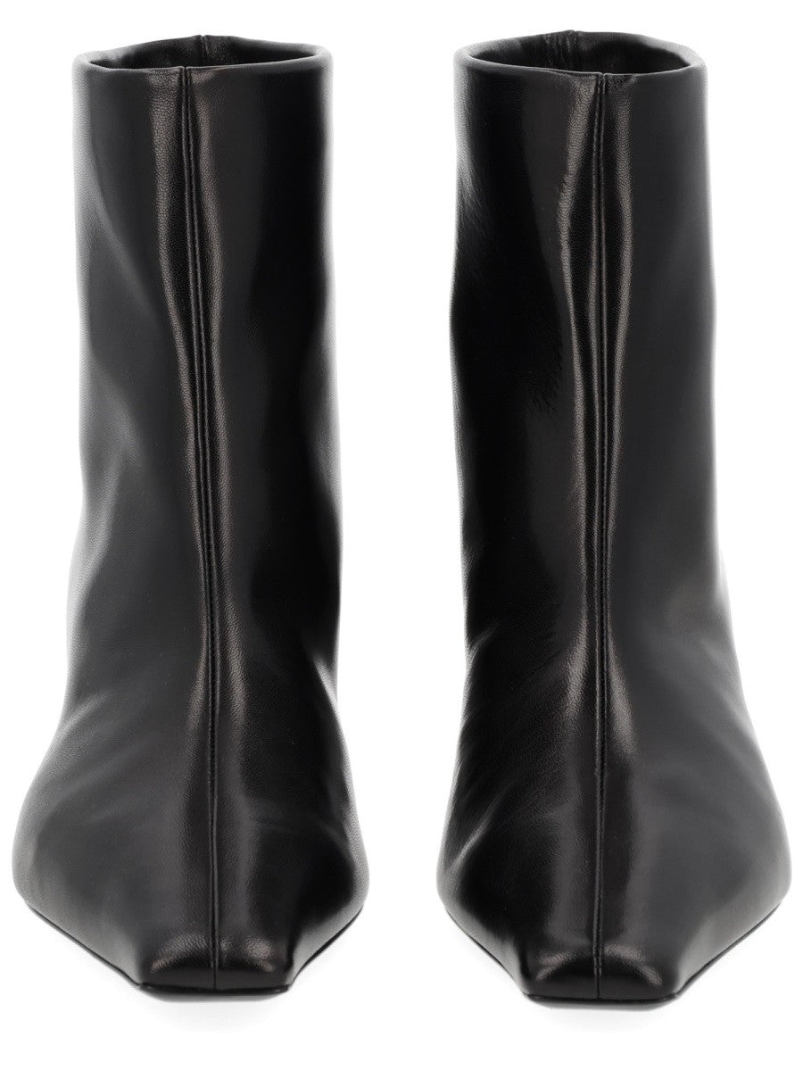 Khaite Women's Arizona Ankle Boots Black, view 3