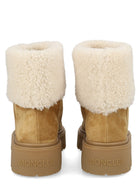 Moncler Women's Aurea Ankle Boots Beige, view 4