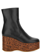 Chloé Women's Ankle Boots with Wedge Maxime Black