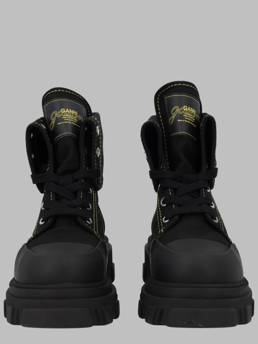 Ganni Women's Stivaletto Da Trekking Black