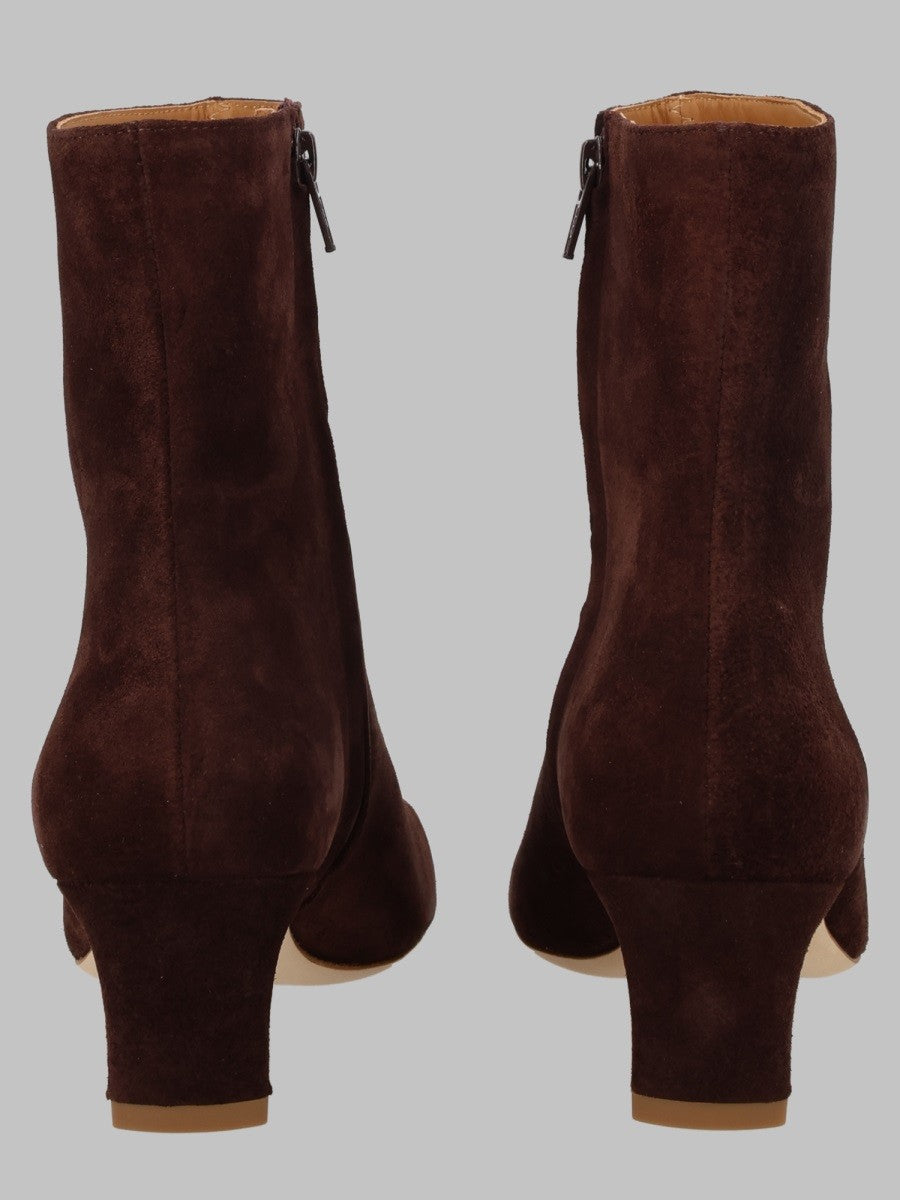 Staud Women's Stivaletto in Suede Brown