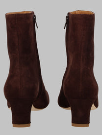 Staud Women's Stivaletto in Suede Brown