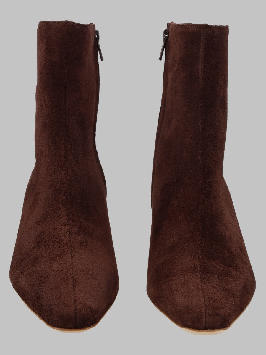 Staud Women's Stivaletto in Suede Brown