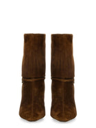 Saint Laurent Women's Niki Ankle Boots Beige, view 3