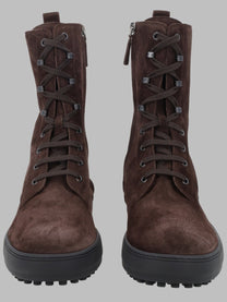 Tod's Women's Stivaletto Winter Gommino Brown