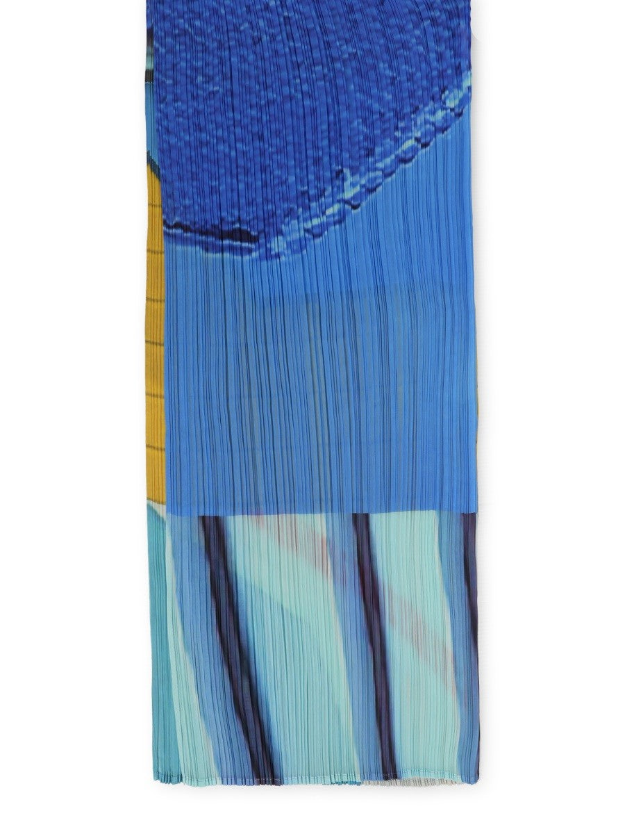 Pleats Please Issey Miyake Women's Stola City Collage Madame Multicolor