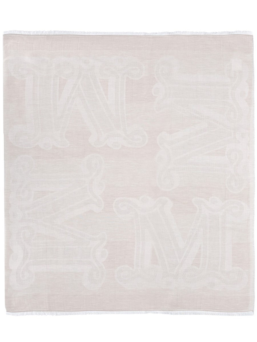 Max Mara Women's Stola in Misto Lino White