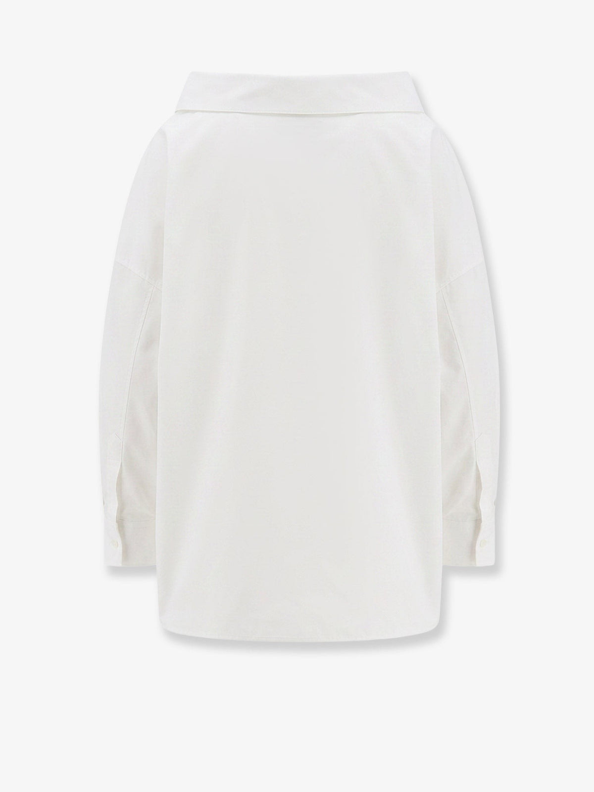 Balenciaga Women's Stola Oversize Cotton Shirt White