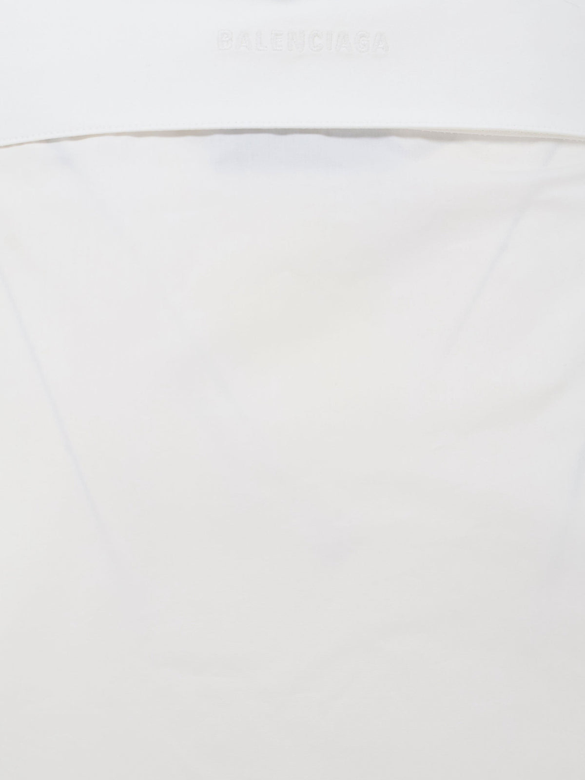 Balenciaga Women's Stola Oversize Cotton Shirt White