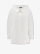 Balenciaga Women's Stola Oversize Cotton Shirt White