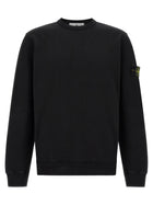 Stone Island Badge Stone Island Sweatshirt Black