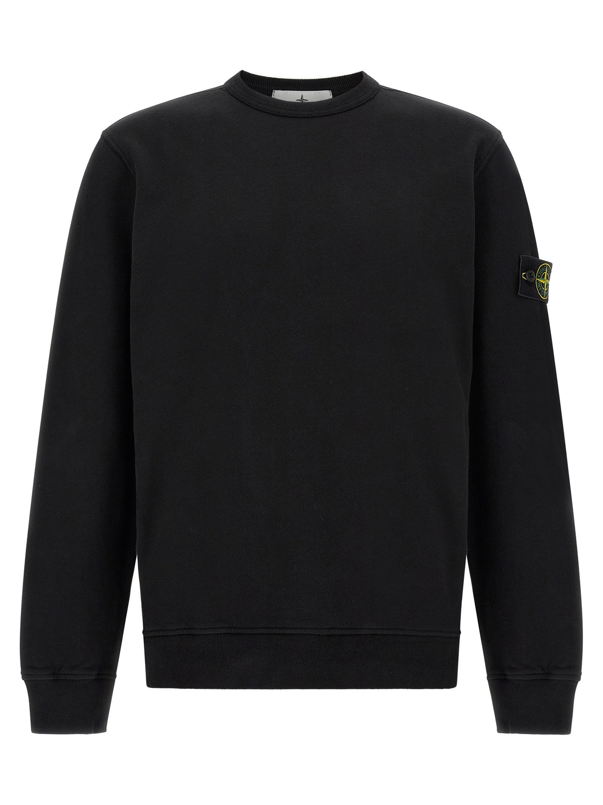 Stone Island Badge Stone Island Sweatshirt Black