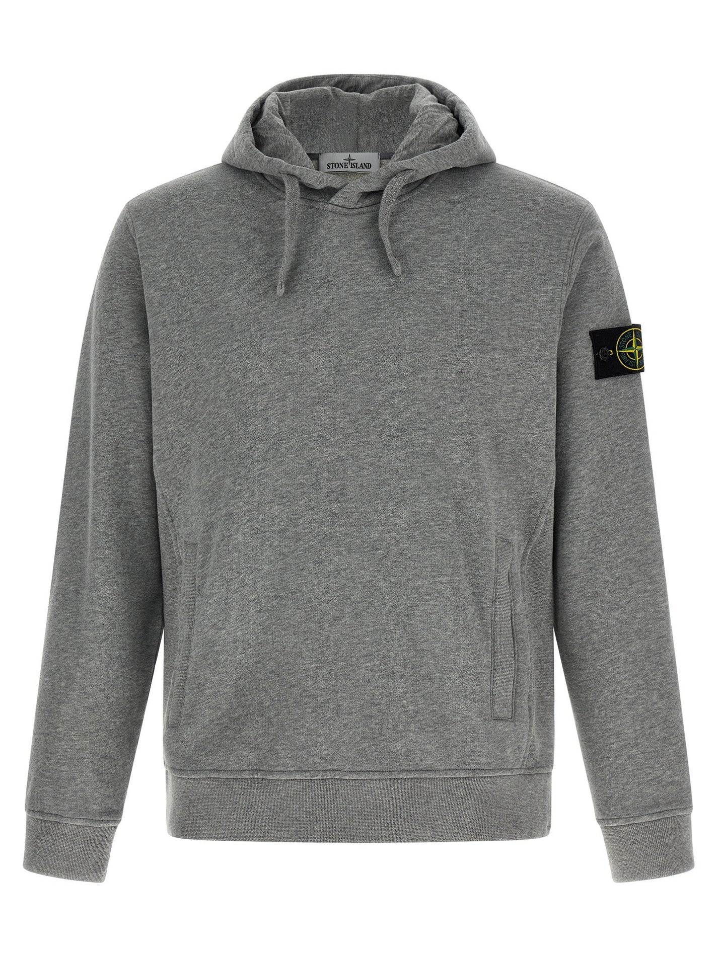 STONE ISLAND - STONE ISLAND - Logo badge hoodie - Men’s Sweatshirts