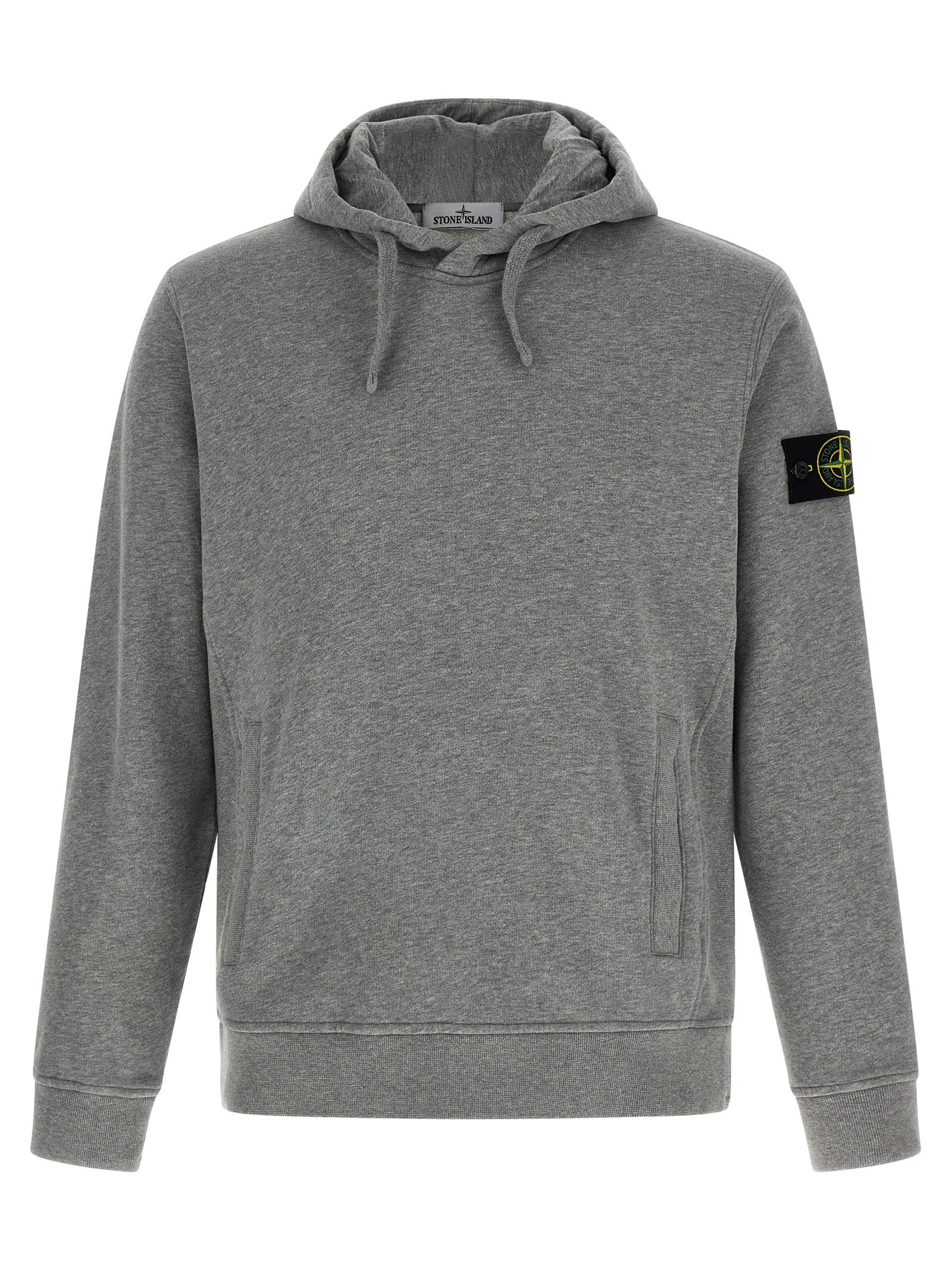 STONE ISLAND - STONE ISLAND - Logo badge hoodie - Men’s Sweatshirts