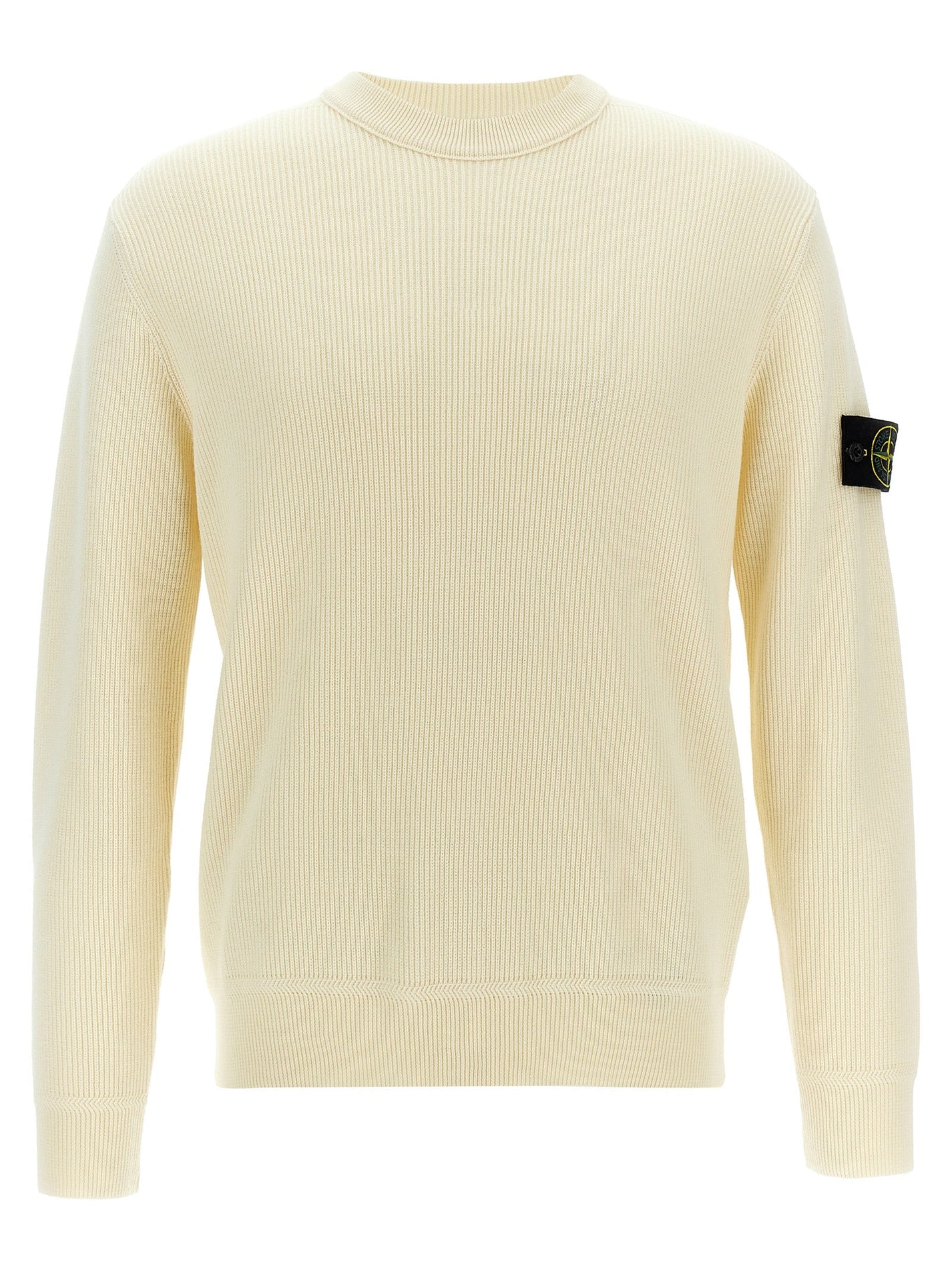 STONE ISLAND - STONE ISLAND - Logo badge sweater - Men’s Knitwear